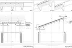 plan coupe charpente d\'extention