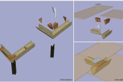 modélisation détail de charpente 