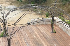 pergola structure acier